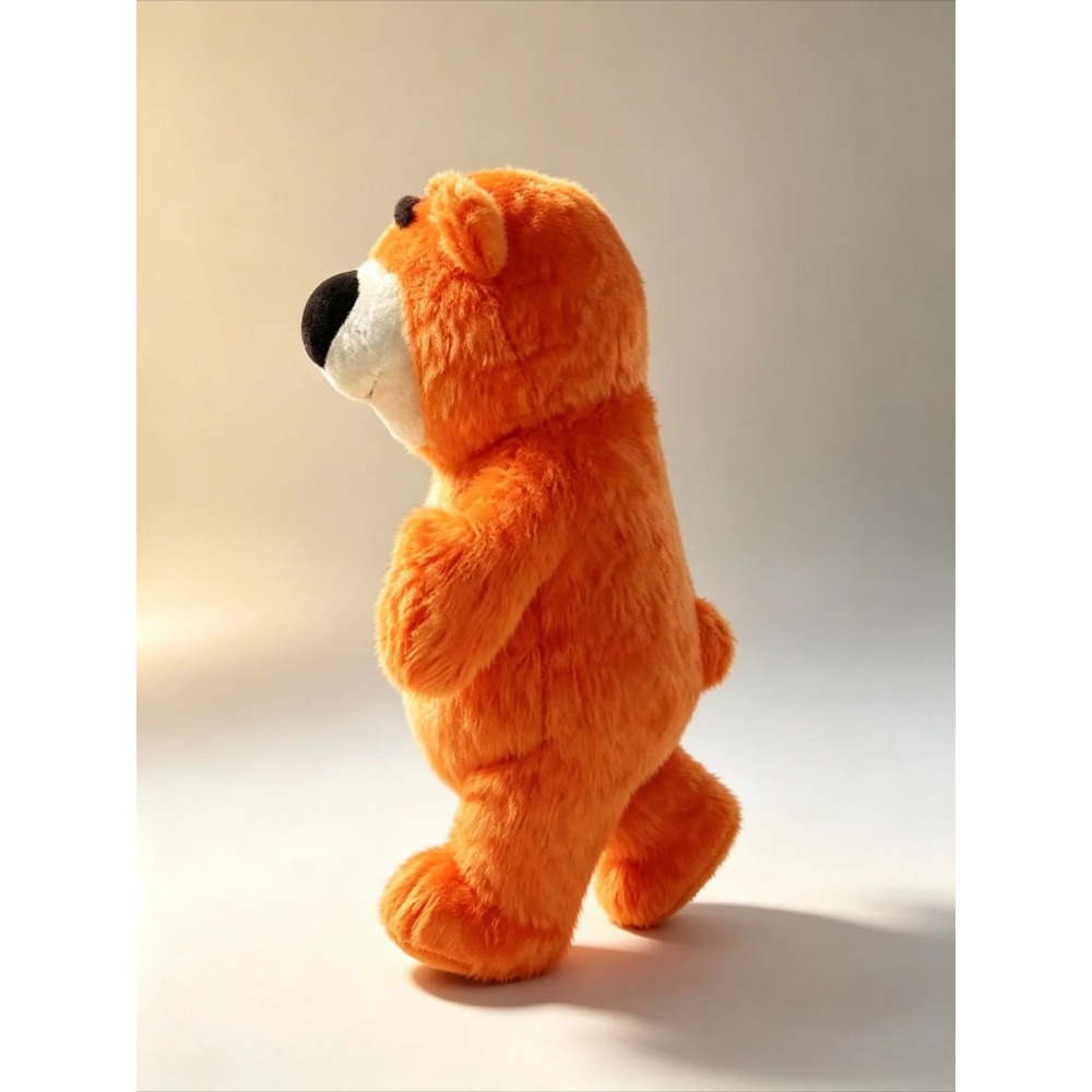 Inflatable Orange Bear Mascot  - Costumes review and price