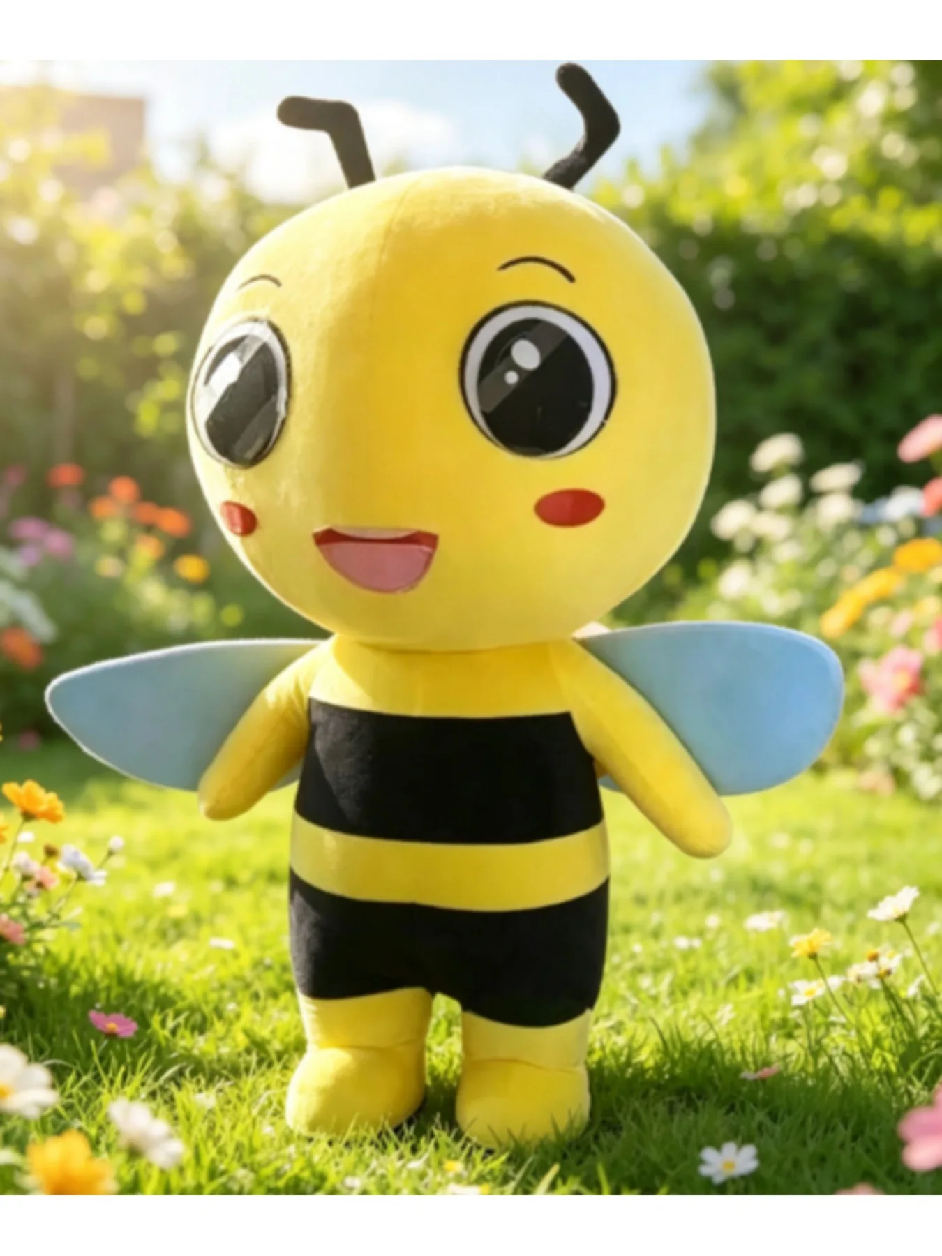 Inflatable Bee Mascot Costume  - Costumes review and price