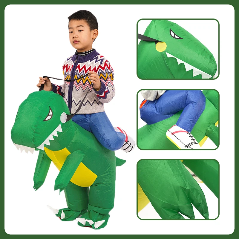 Children Adults Inflatable Din - Inflatable Dinosaur Costume Adult review and price