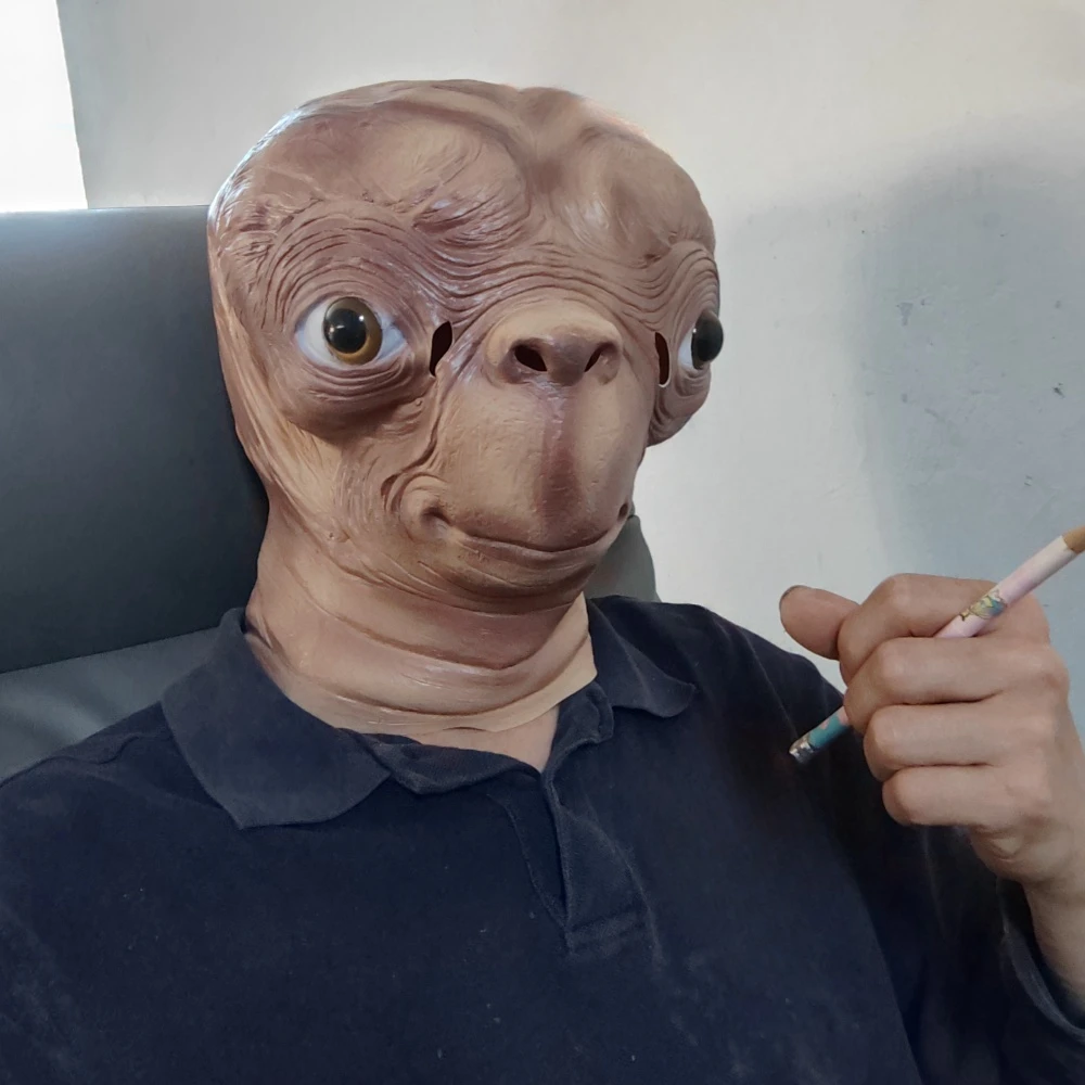 The Extra-Terrestrial Cosplay  - Latex Alien Mask Realistic review and price