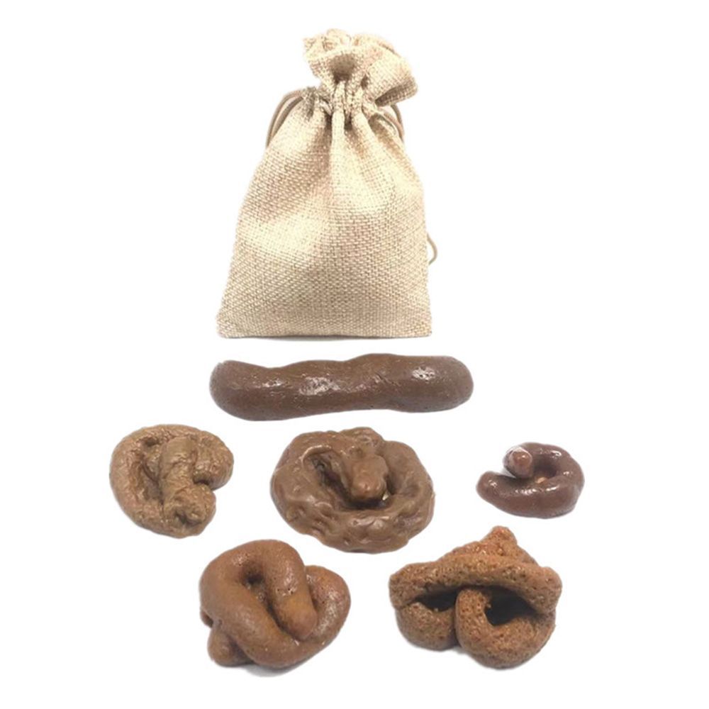 6Pcs Turd Tricky  Antistress F - Fake Poop Gag Gift review and price